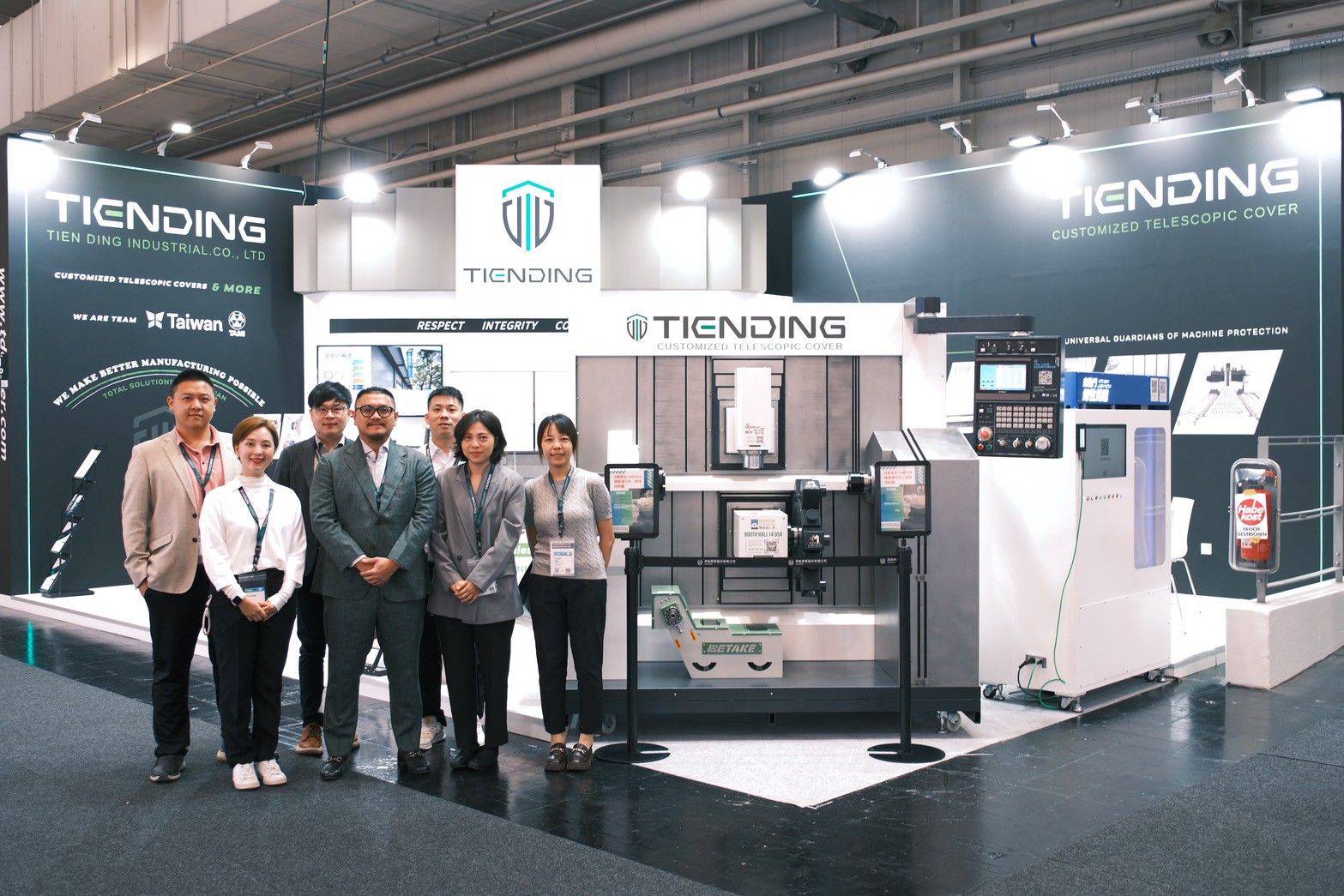 TIEN DING Debuts at EMO — Entering Germany’s Manufacturing Game-Changer with Highly Reliable Protective Cover Solutions